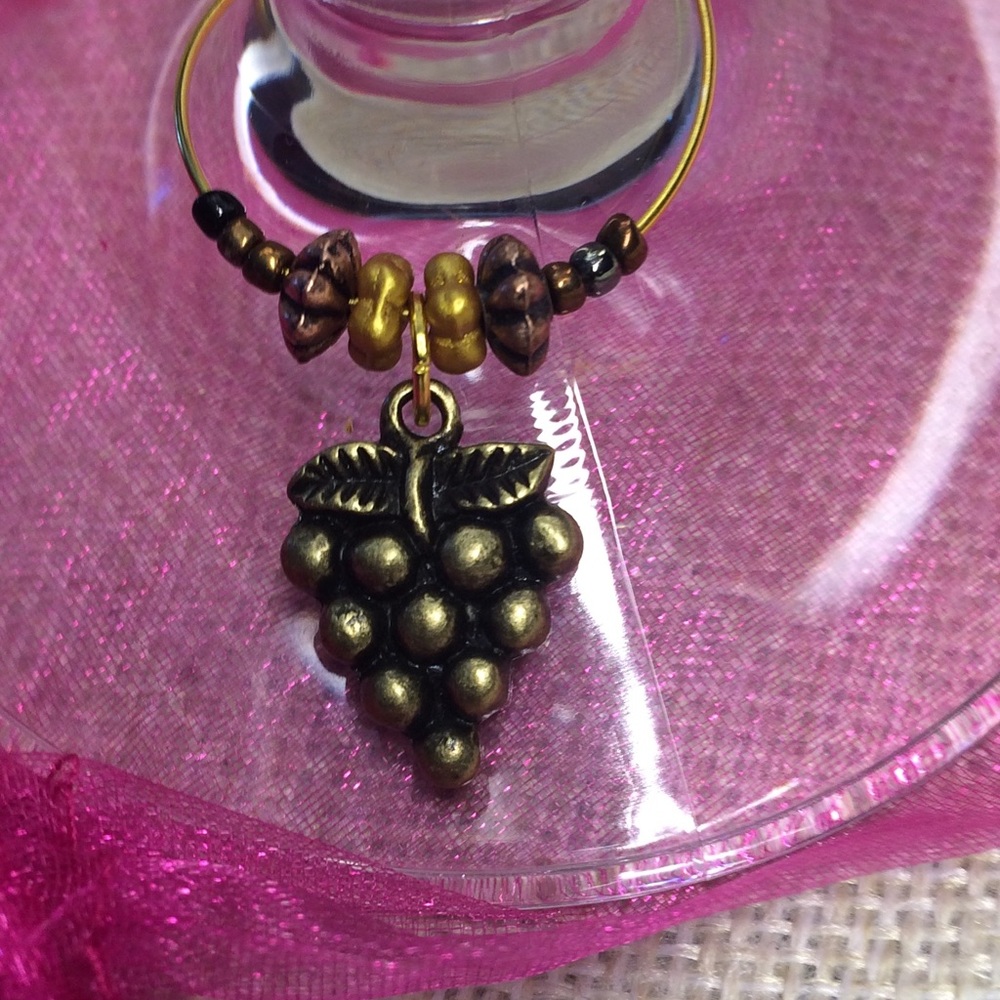 🍇 WINE GLASS 🍷CHARMS (Set #4)